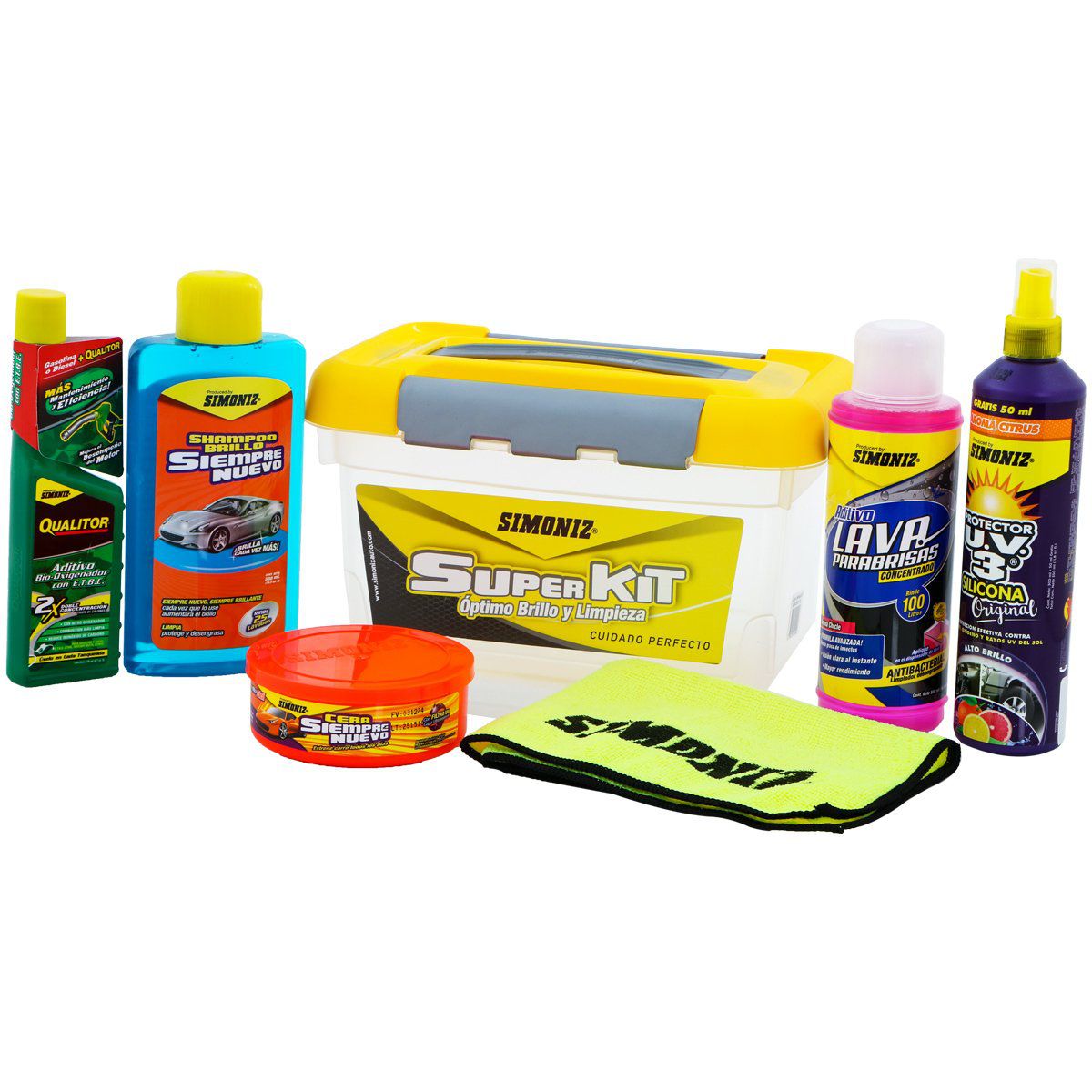 Kit esencial productos limpieza moto ref.PE1001001