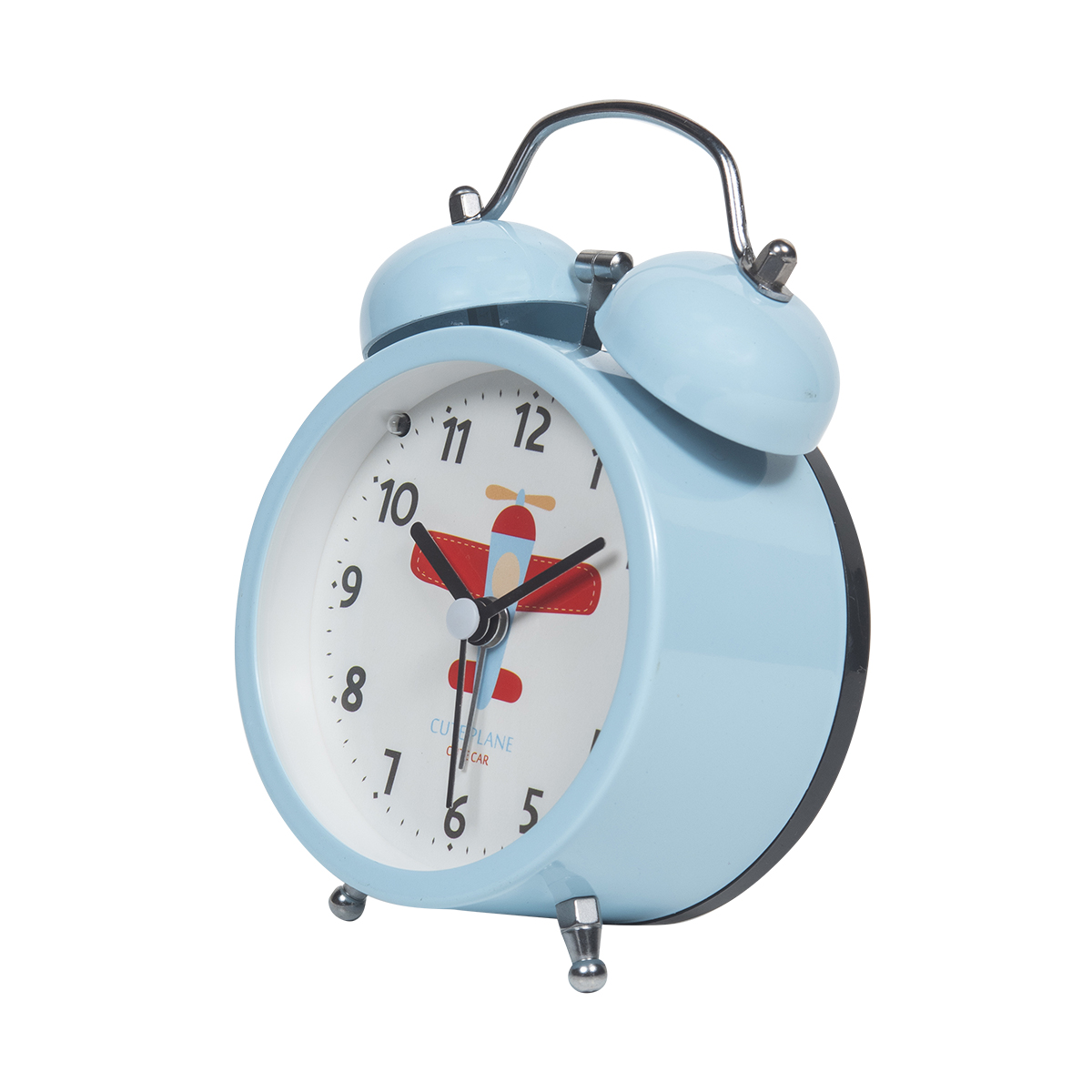 HAVERN Reloj despertador Stitch Reloj 3D de dibujos animados azul blanco  campana alarma niños y niñas estudiantes dormitorio dormitorio noche reloj  – Yaxa Colombia